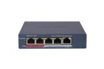   Hikvision DS-3E1105P-EI/M(V2) 5 portos PoE switch (45 W); 4 PoE + 1 uplink port; menedzselhető