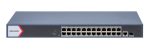   Hikvision DS-3E1526P-EI/M 26 portos Gbit PoE switch (230 W); 24 PoE +/ 1 RJ45 + 1 SFP uplink port; smart menedzselhető