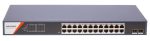   Hikvision DS-3E1526P-SI-24P2F 26 portos Gbit PoE switch (370 W); 24 PoE + 2 SFP uplink port; smart menedzselhető