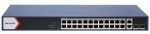   Hikvision DS-3E1528P-EI/M 28 portos Gbit PoE switch (230 W); 24 PoE +/ 2 RJ45 + 2 SFP uplink port; smart menedzselhető