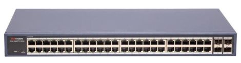 Hikvision DS-3E1552-SI-48T4F 52 portos Gbit switch; 48 RJ45 + 4 SFP uplink port; smart menedzselhető Hikvision DS-3E1552-SI-48T4F 52 portos Gbit switch; 48 RJ45 + 4 SFP uplink port; smart menedzselhető