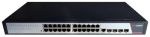   Hikvision DS-3E2528(B) 28 portos switch; 24 Gbit port + 4 SFP uplink port; teljesen menedzselhető