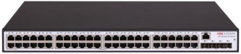 Hikvision DS-3E2552-HI-48T4F 52 portos switch; L2; 48 1000M RJ45 + 4 1000M SFP; menedzselhető