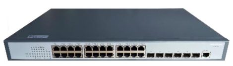 Hikvision DS-3E3730 30 portos switch; L3; 24 gigabit ethernet port + 6 10G SFP + uplink port