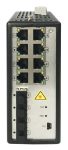   Hikvision DS-3T3512P 12 portos ipari Gbit PoE switch (240 W); 8 PoE+/ 4 SFP uplink; menedzselhető(hálózat/soros port)