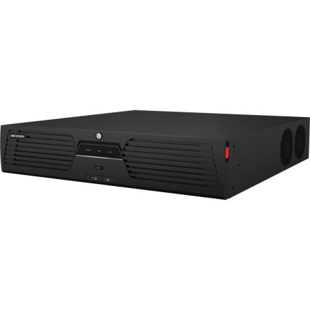 Hikvision DS-96128NI-M8 128 csatornás NVR; 400/400 Mbps be-/kimeneti sávszélesség; riasztás I/O; eSata