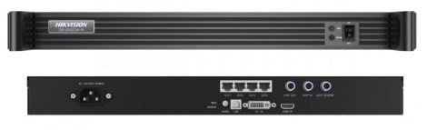 Hikvision DS-D42C04-N LED-fal vezérlő egység; 4096x2160 HDMI/DP, 3840x1080 DVI bemenet; 4 port kimenet; hálózati vezérlés