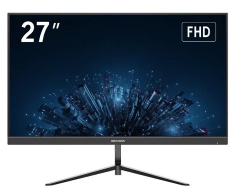 Hikvision DS-D5027F3-2P2 27 LED monitor; 178° betekintési szög; Full HD felbontás; káva nélküli; 24/7 működés