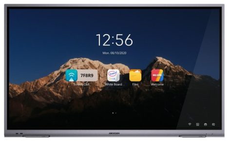 Hikvision DS-D5B86RB/A 86 4K interaktív kijelző; Android8.0; 3GB RAM; 32GB tárhely; wifi; whiteboard