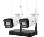   Hikvision DS-J142I/NKS424W0H IP SOHO kamera szett; 4 csatornás NVS + 2 db DS-2CV1043G2-LIDWF(2.8mm)(B)