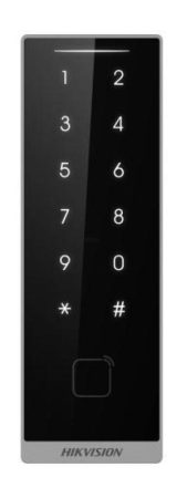 Hikvision DS-K1105EMKB Kártyaolvasó EM, Mifare (13.56 MHz); RS485 vagy Wiegand kimenet; Bluetooth; PIN