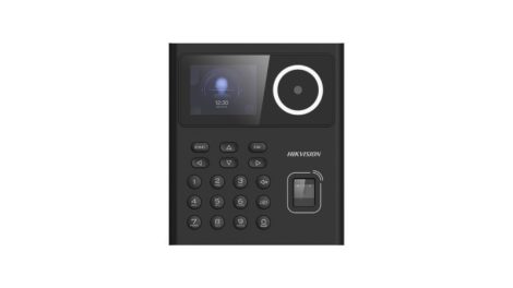 Hikvision DS-K1T320EFWX 2.4 MinMoe arcfelismerő beléptető vezérlő terminál; ujjnyomat- és EM kártyaolvasó, billentyűzet
