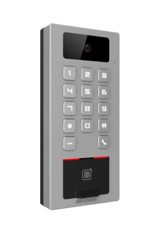 Hikvision DS-K1T502DBFWX-E1 Beléptető vezérlő terminál; Mifare, DESfire és ujjnyomat hitelesítés; IP65; IK09; WiFi