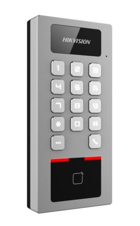 Hikvision DS-K1T502DBWX-E1 Beléptető vezérlő terminál; Mifare, DESfire hitelesítés; IP65; IK09; WiFi