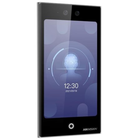 Hikvision DS-K1T673DGX-E1 7 arcfelismerő beléptető vezérlő terminál; Mifare/Felica/DESfire kártyaolvasó; RS485 & WG