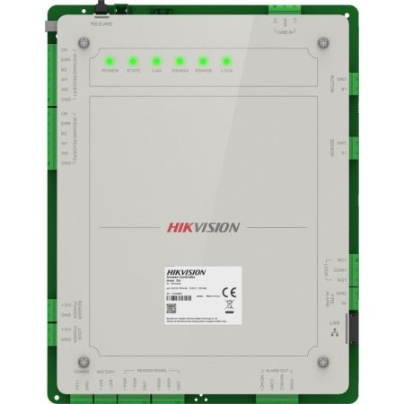 Hikvision DS-K2621X(P) Ajtóvezérlő 1 ajtóhoz; két irány; 2 Wiegand & 2 RS485 olvasó; panel