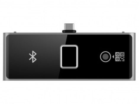 Hikvision DS-KAB673-BQR Bluetooth és QR kód olvasó bővítő modul DS-K1T673 szériához; USB-C