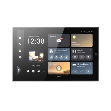 Hikvision DS-KC9570-VWTE1/S Android vezérlőpanel; 10.1 IPS kijelző; 1920x1200 felbontás; beépített kamerával; WiFi 6; 12VDC/PoE