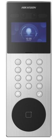 Hikvision DS-KD9203-ME6 Társasházi IP video-kaputelefon kültéri egység; arcfelismerés/kártyaolvasó; 4.3 LCD kijelzővel; fém