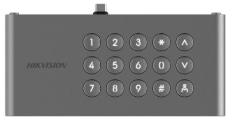 Hikvision DS-KDM9633-KP Társasházi IP video-kaputelefon kültéri billentyűzet modul KD9633 sorozathoz