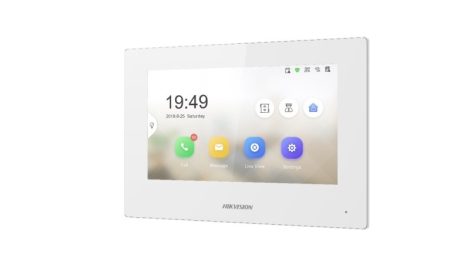 Hikvision DS-KH6320-LE1/White (B) IP video-kaputelefon beltéri egység; 7 TFT LCD érintő kijelző; 1024x600 felbontás; fehér Hikvision DS-KH6320-LE1/White (B) IP video-kaputelefon beltéri egység; 7 TFT LCD érintő kijelző; 1024x600 felbontás; fehér