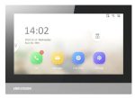   Hikvision DS-KH8380-TE1 IP video-kaputelefon beltéri egység; 7 LCD kijelző; 1024x600 felbontás; PoE
