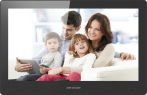   Hikvision DS-KH8520-WTE1 (Europe BV) IP video-kaputelefon beltéri egység; 10 LCD kijelző; 1024x600 felbontás; WiFi; PoE