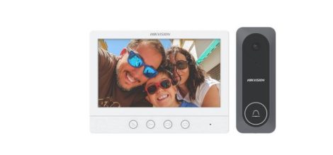 Hikvision DS-KIS212 (B) Négyvezetékes HD video-kaputelefon szett: kültéri; beltéri