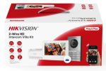   Hikvision DS-KIS706EY Kétvezetékes HD video-kaputelefon szett; kültéri; fehér beltéri; disztributor