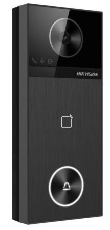 Hikvision DS-KV6114-E1 Egylakásos IP video-kaputelefon kültéri egység; kártyaolvasóval; IR-megvilágítás; PoE
