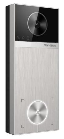 Hikvision DS-KV6114-MWBE1 Egylakásos IP video-kaputelefon kültéri egység; kártyaolvasóval; WiFi; Bluetooth; PoE; fém
