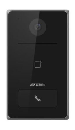 Hikvision DS-KV6133-WME1/Flush Egylakásos IP video-kaputelefon kültéri egység; kártyaolvasóval; IR-megvilágítás; WiFi;süllyeszthető