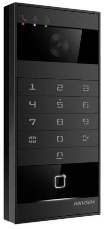 Hikvision DS-KV8114-KWE1 IP video-kaputelefon kültéri egység; WiFi; arcfelismerés; Mifare, DesFire; Bluetooth Hikvision DS-KV8114-KWE1 IP video-kaputelefon kültéri egység; WiFi; arcfelismerés; Mifare, DesFire; Bluetooth