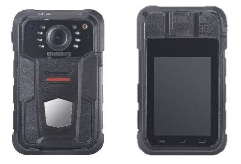 Hikvision DS-MH2311/32G/GLE (C) Hordozható testkamera; LCD kijelzővel, beépített WiFi-vel és LTE modemmel