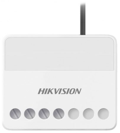 Hikvision DS-PM1-O1H-WE Relé modul AXPro központokhoz; 868 MHz; 100 VAC-240 VAC; túláramvédett