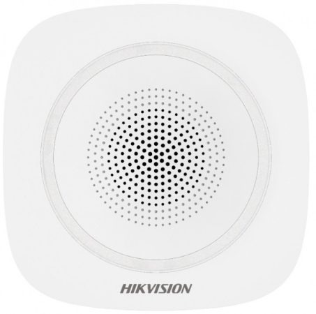 Hikvision DS-PS1-I-WE/Blue Vezeték nélküli beltéri sziréna AXPro központokhoz; 110 dB; 868 MHz; 3x CR123A; kék