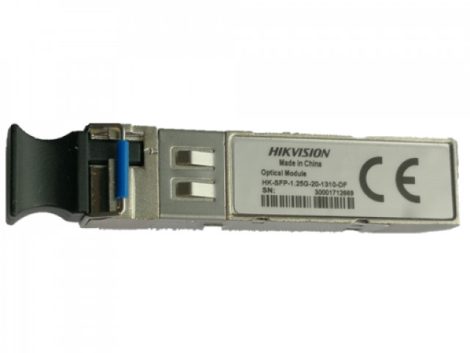 Hikvision HK-SFP-1.25G-20-1310-DF Monomódusú SFP; duplex LC; 1.25G; TX1310 nm/RX1310 nm