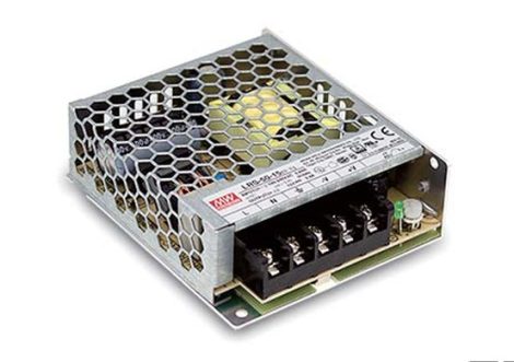 Mean Well LRS-50-12 Kapcsolóüzemű tápegység; 12V; 4.2A; 50W; Sasszira szerelhető