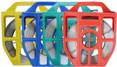 Metz M10Y Rögzítő szalag; 30,5 m; 9,53 mm széles; 3 kN szakító erő; szükséges záró: MZ10; sárga táska