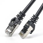   Nestron NCN-P1C6SF-1CLSBK S/FTP patch kábel; Cat6; LSOH/LSZH; réz; fekete; 1 m