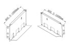 Hikvision R Series UPS Rack Slide 4-post UPS rack sín R szériához Hikvision R Series UPS Rack Slide 4-post UPS rack sín R szériához