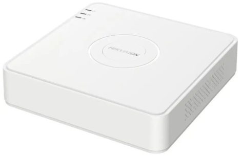 Hikvision iDS-7104HQHI-M1/S (E) 4 csatornás AcuSense THD DVR; 5MP lite@12fps, 1080p@15fps, 1080p lite@25fps; + 1x6 MP IP; koax audio