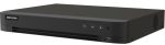   Hikvision iDS-7204HTHI-M1/XT/4A+4/1ALM 4 csatornás AcuSense THD DVR; 8MP@12fps; 5MP@20fps; 4MP@25fps; +4x8 MP IP; koax audio; riasztás I/O