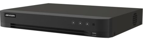 Hikvision iDS-7204HTHI-M1/XT/4A+4/1ALM 4 csatornás AcuSense THD DVR; 8MP@12fps; 5MP@20fps; 4MP@25fps; +4x8 MP IP; koax audio; riasztás I/O