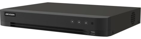 Hikvision iDS-7204HUHI-M1/PXT/4A+4/1ALM 4 csatornás AcuSense THD DVR; 8MP@12fps; 5MP@20fps; 4MP@25fps; 2MP@25fps;+4x8 MP IP; koax audio; PoC